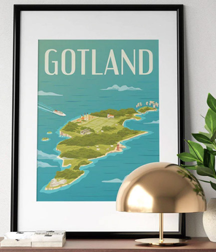 Posters med gotlandsmotiv!