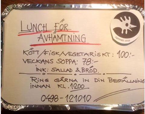 Lunch på Tuppens krog