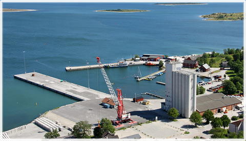 Gotland, Slite lanthamnen - foto: Bernt Enderborg