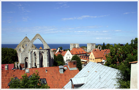 Visby växer fram - foto: Bernt Enderborg