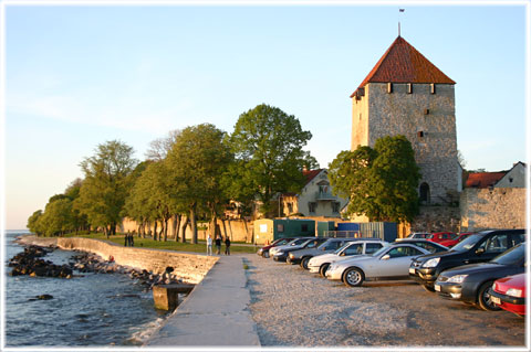 Torn i  Visby ringmur - foto: Bernt Enderborg