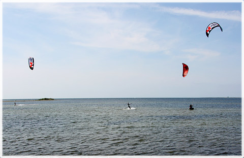 Kitesurfa på Gotland