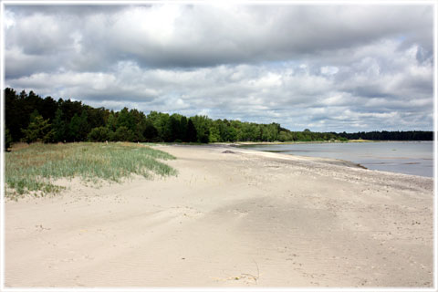 Gotland, Gothems strandbad, Vitviken - foto: Bernt Enderborg