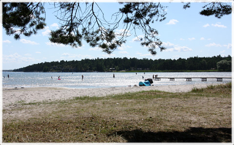 Gotland, Hideviken - badstrand, badplats - foto: Bernt Enderborg