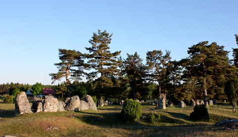 Gravfältet Gålrum på Gotland