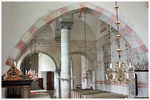 Gothem kyrka, interiör