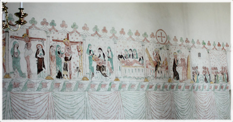 Passionsfris, Hamra medeltida kyrka, Gotland