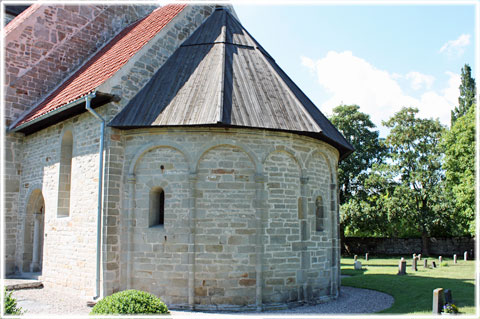 Havdhem kyrka på Gotland, absiden