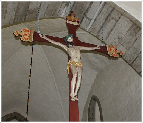 Krucifixet i Hörsne kyrka
