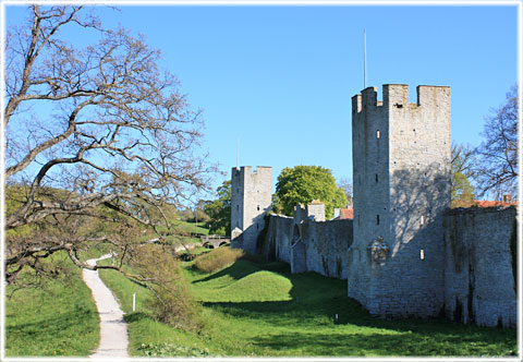 Nordergravar, Visby ringmur