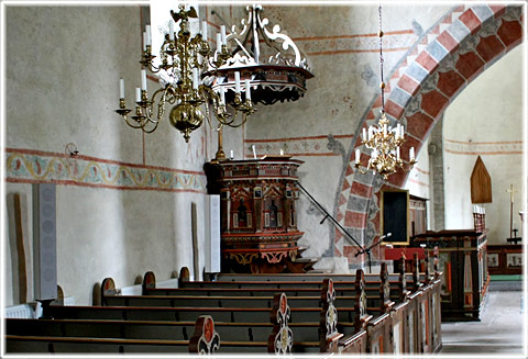 Stenkyrka kyrka, predikstol 1600-tal