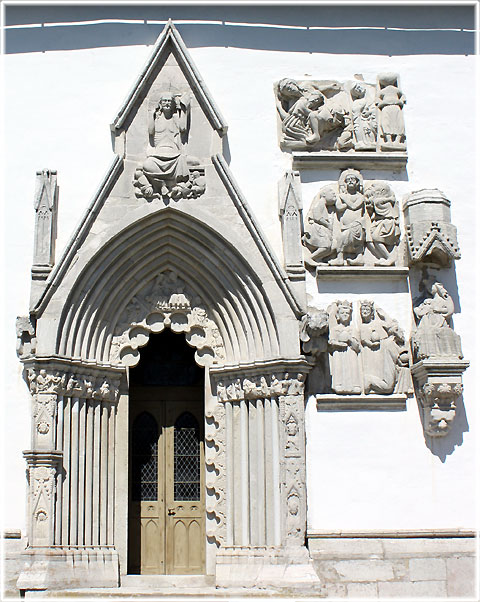 Söderportalen, Långhusportalen på Stånga medeltida kyrka