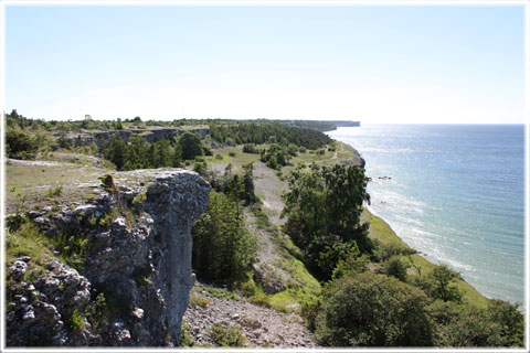 Södra hällarna i Visby - foto: Bernt Enderborg