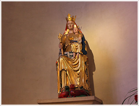 Trskulptur, skulptur, Visby domkyrka, St:a Maria