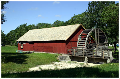 Gotland, Sigsarve vattensåg i Hejde - foto: Bernt Enderborg