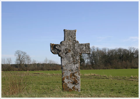 Gotland, Hans Kroks kors i Dalhem - foto: Bernt Enderborg