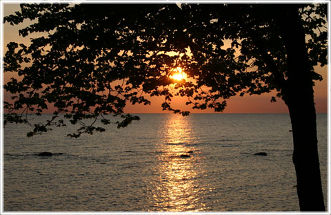 Gotland, En helt vanlig kväll - foto: Bernt Enderborg