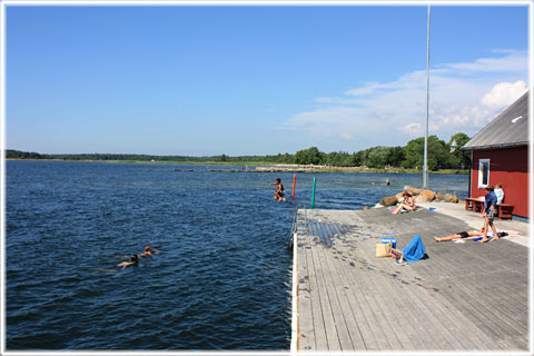 Badet i Klintehamn