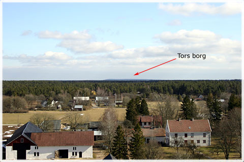 Utsikt från Vänge kyrktorn