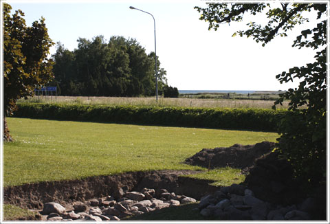 Gotland, Vikingatida hamn i Västergarn - foto: Bernt Enderborg