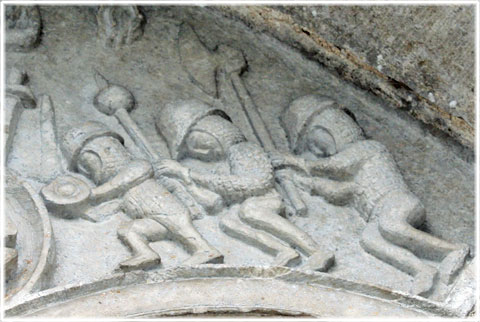 Soldater från 1300-talet i Källunge