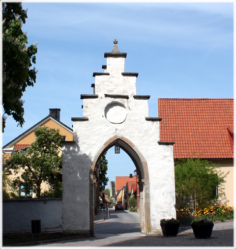 Norra stigluckan vid Visby domkyrka