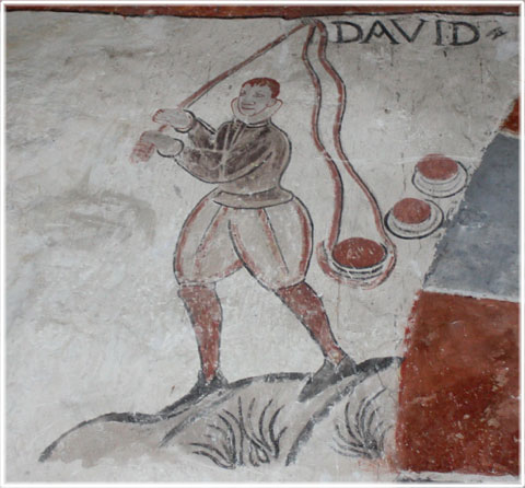 David och Goliat i Mästerby
