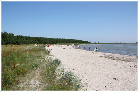 Gotland, Hamnbadet i När - foto: Bernt Enderborg