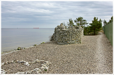 Stranden nedanfr Sjhagen