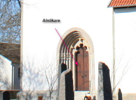 Hemse kyrka, Aln, alnlikare, mtt