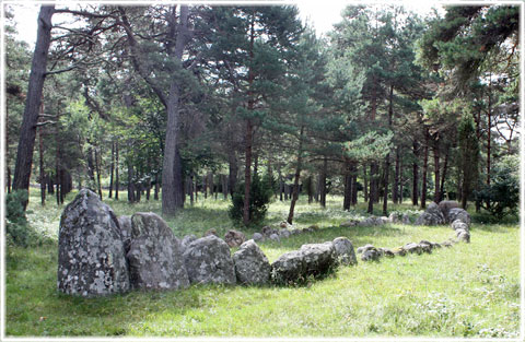 Gotland, Barshalder skeppssättning - foto: Bernt Enderborg