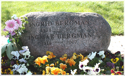Ingmar Bergmans grav, Fårö